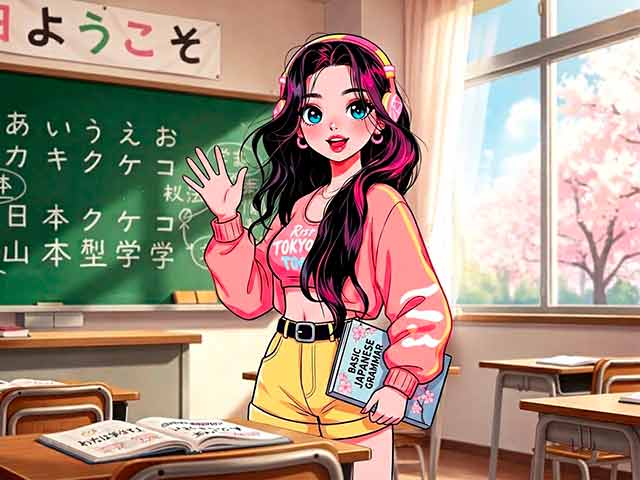 Yumi salue le lecteur de la main